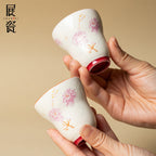 Mist Grey Auspicious Butterfly Gourd Cup — view 3