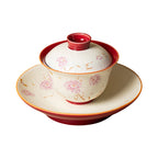 Mist Grey Auspicious Butterfly Yuanman Teapot Stand — view 2