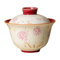 Mist Grey Auspicious Butterfly Yuanman Two-Piece Gaiwan — view 1
