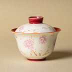 Mist Grey Auspicious Butterfly Yuanman Two-Piece Gaiwan — view 5