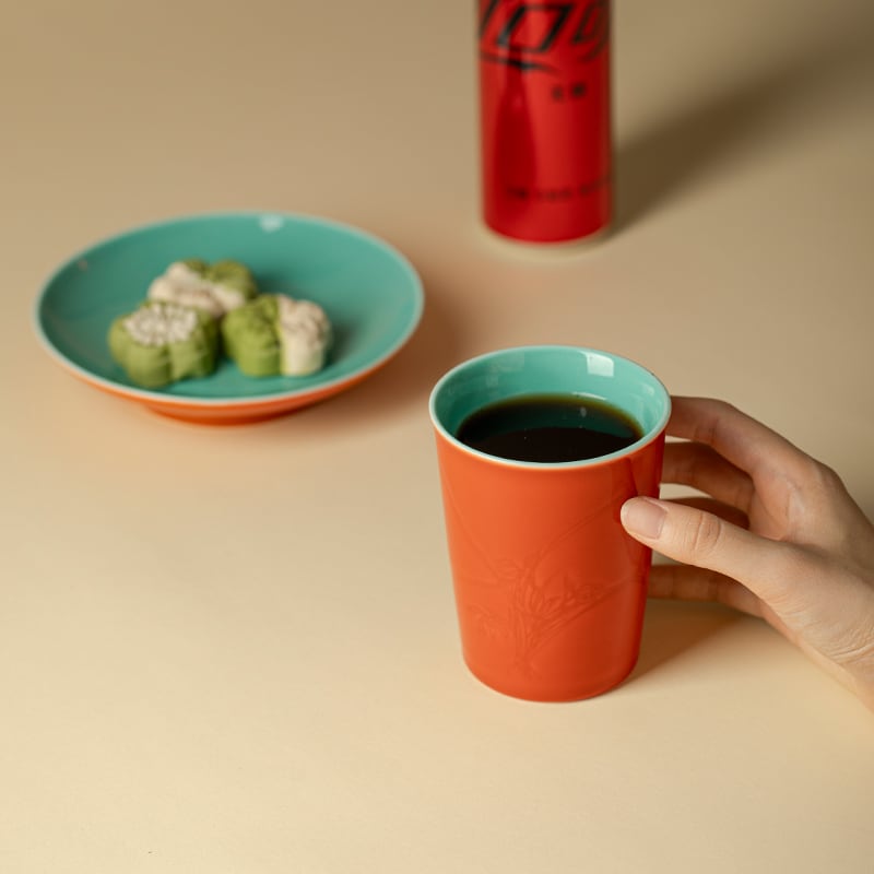 Palace Red Flowering Branch Tumbler