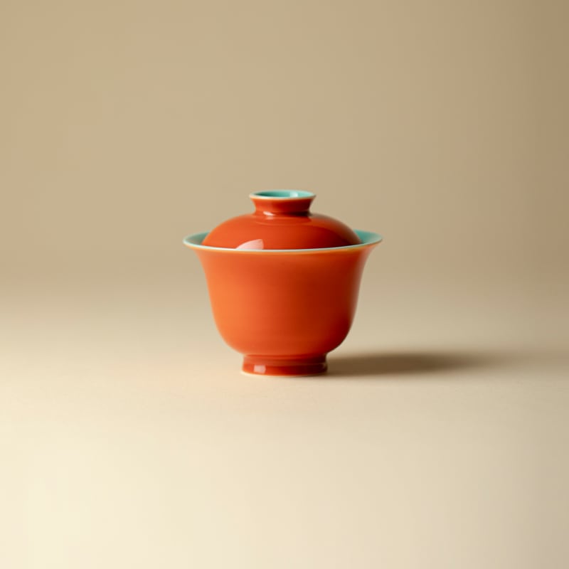 Palace Red Four-Pattern Gaiwan Collection — view 3
