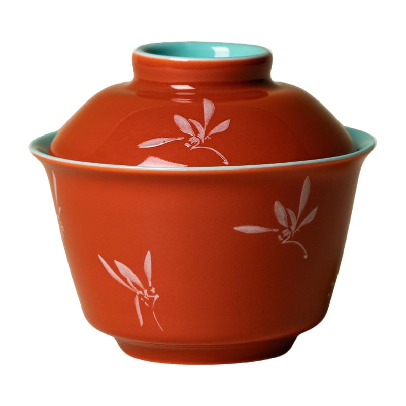 Palace Red Manyun Two-Piece Gaiwan — view 1
