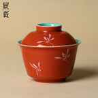 Palace Red Manyun Two-Piece Gaiwan — view 3