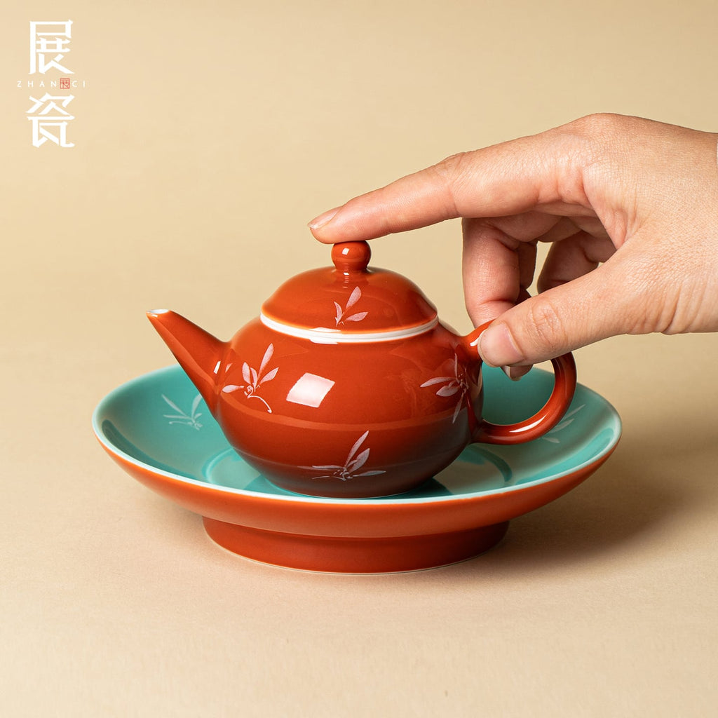 Palace Red Shuiping Teapot — view 3