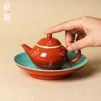 Palace Red Shuiping Teapot — view 3
