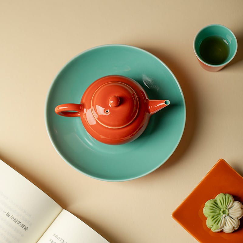 Palace Red Shuiping Teapot — view 2