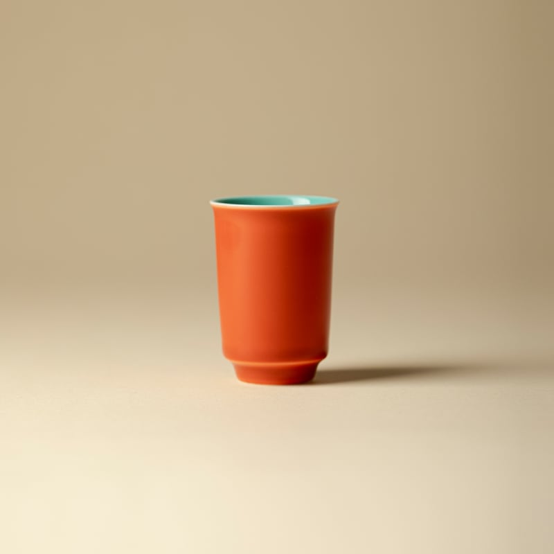 Palace Red Tea Cup & Coaster Set — view 4