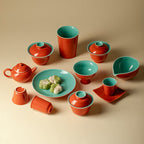 Palace Red Teapot Stand — view 2