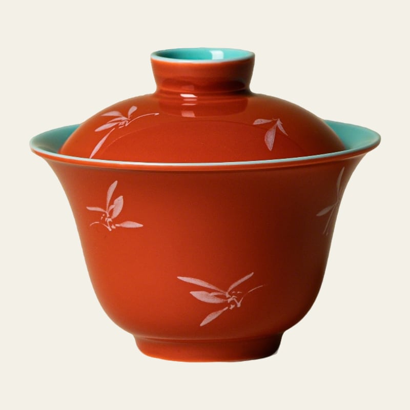 Palace Red Yuanman Two-Piece Gaiwan — view 2