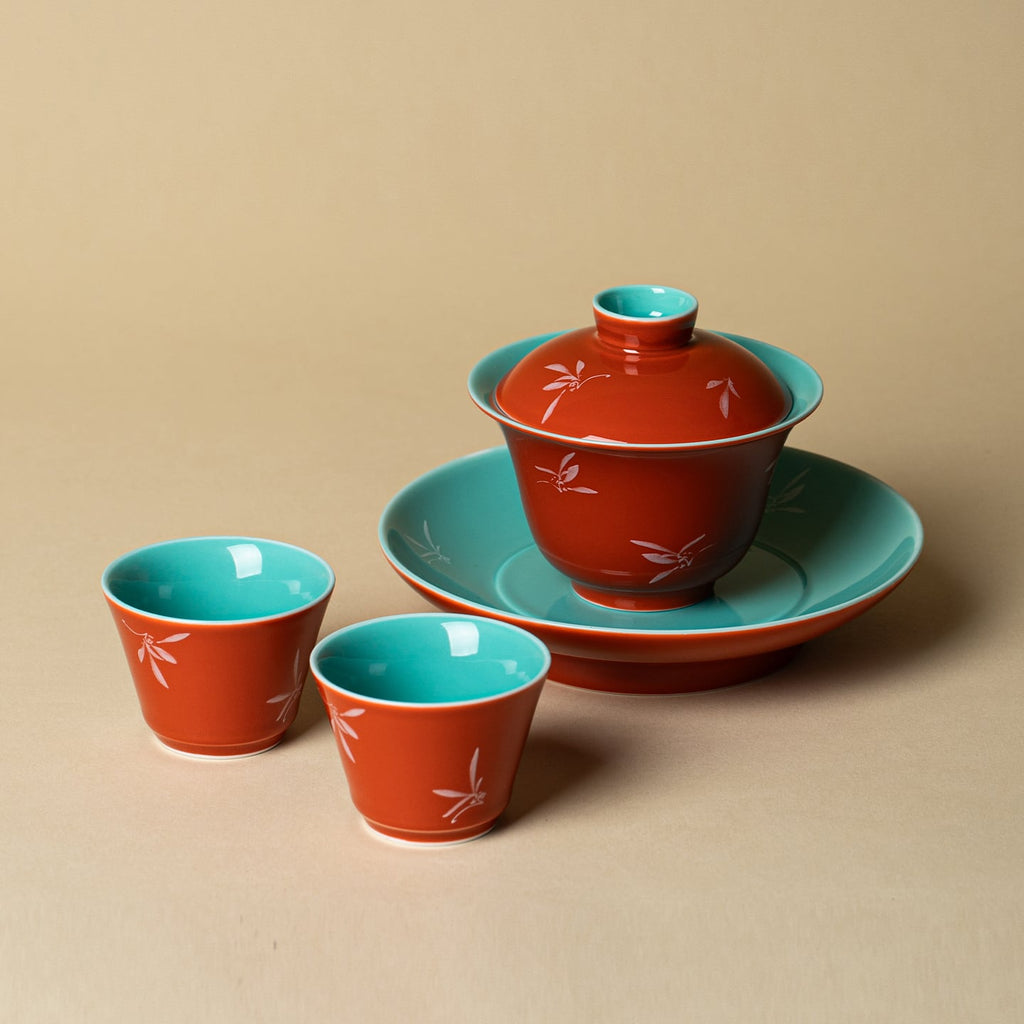 Palace Red Yuanman Two-Piece Gaiwan — view 5