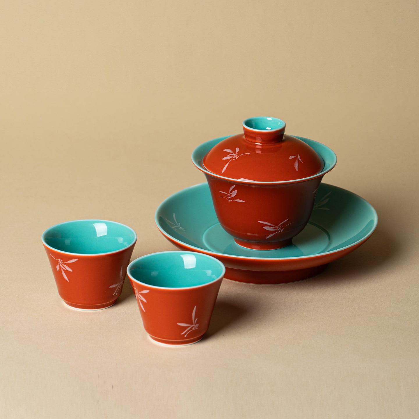 Palace Red Yuanman Two-Piece Gaiwan — view 5