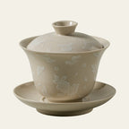 Pale Ash Butterfly Meadow Bell Gaiwan — view 2