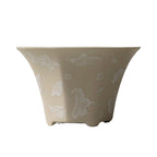Pale Ash Butterfly Meadow Eight-Facet Fortune Cup — view 1