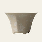 Pale Ash Butterfly Meadow Eight-Facet Fortune Cup — view 2