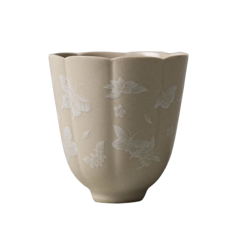 Pale Ash Butterfly Meadow Petal Cup — view 1