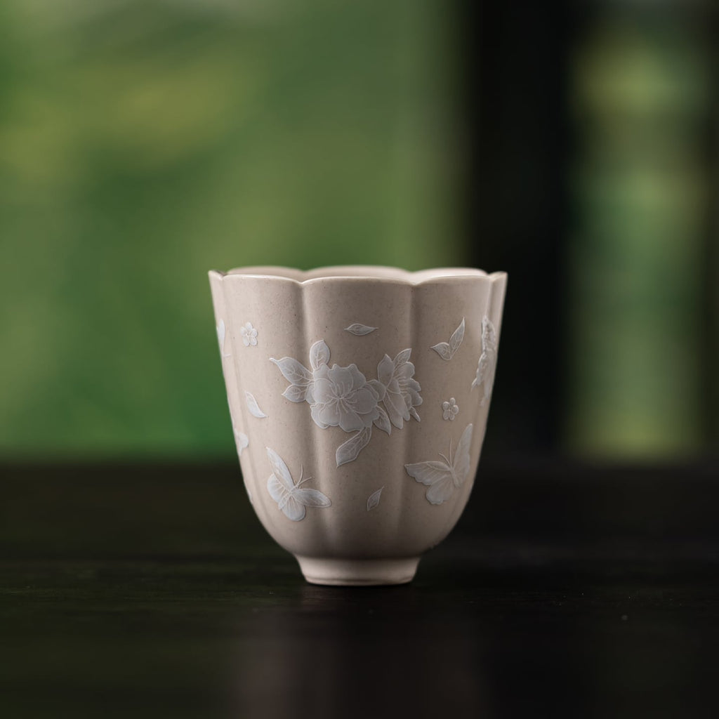 Pale Ash Butterfly Meadow Petal Cup — view 4