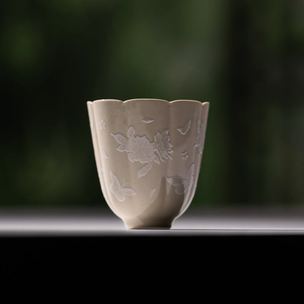 Pale Ash Butterfly Meadow Petal Cup — view 5