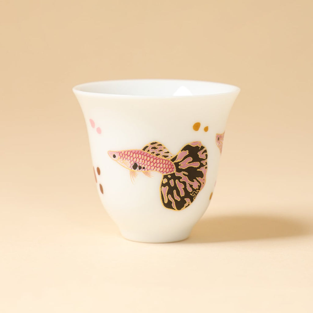Peacock Fish Horseshoe Gaiwan Tea Set — view 1