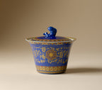 Qingding Gold Floral Gaiwan