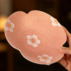 Sakura Pink White Camellia Clover Pot Rest — view 5