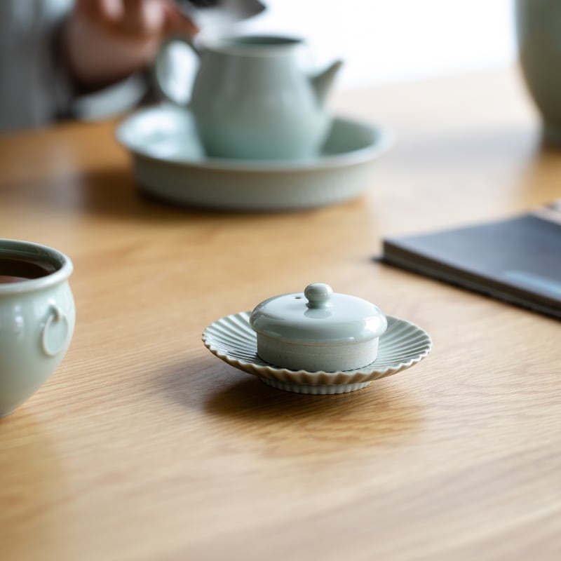 Song Green Linear Incense Vessel — view 2