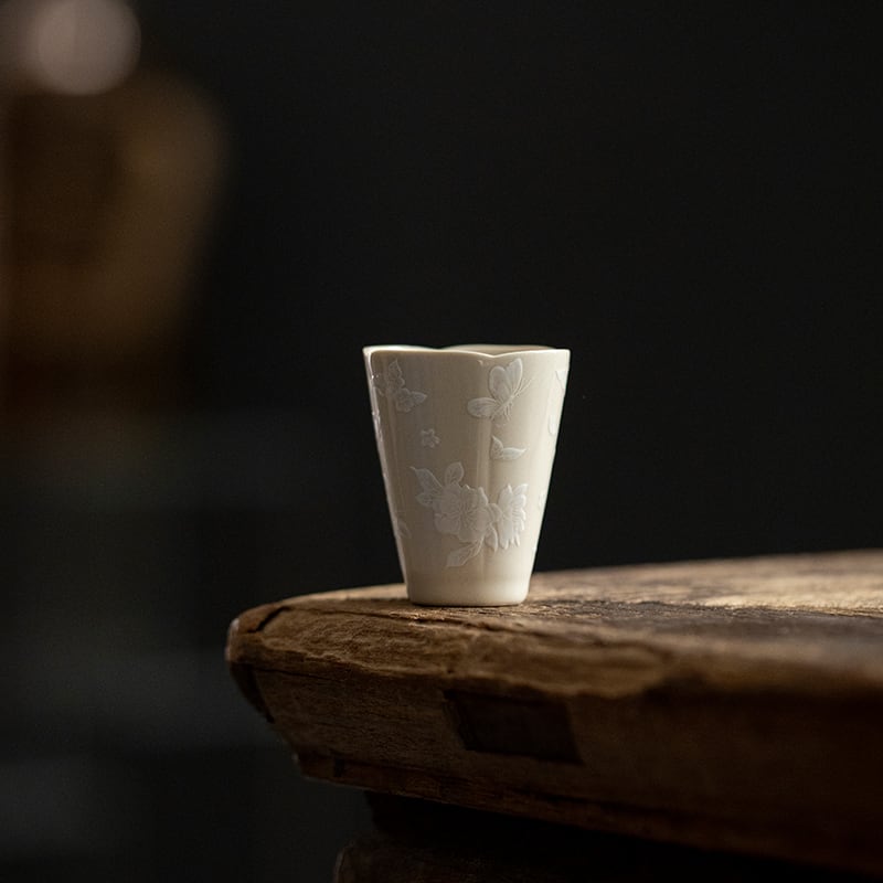 Wood Ash Butterfly Meadow Four-Form Tasting Cup Collection — view 4