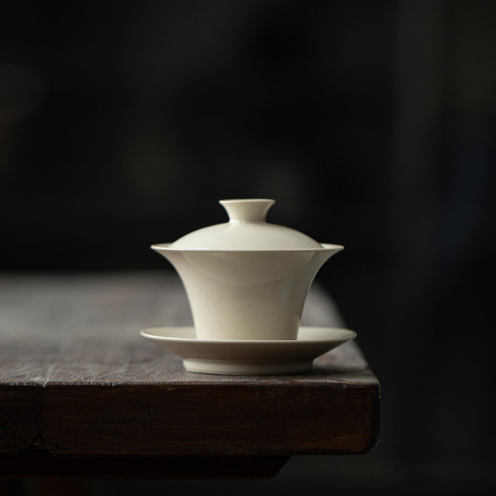 Wood Ash Four-Sunset Gaiwan in Small 75 ml size